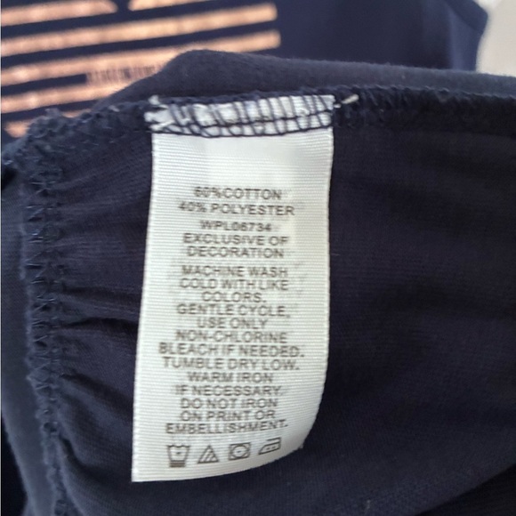 Nautica Girls Heart Logo +Striped Twofer Dress Sz Large 12-14 - Picture 4 of 5